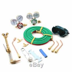 Portable Gas Welding & Cutting Torch Kit Victor Type Oxygen Acetylene Set US