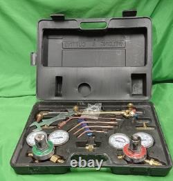 Portable Oxy-Acetylene Welding & Cutting Torch Kit with Hard Case