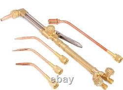 Portable Oxygen Acetylene Welder Include Nozzles Cutting Torch, Gauge, Regulator