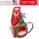 Portable Oxygen Acetylene Welding Cutting Torch Kit with Carrying Case & Tank