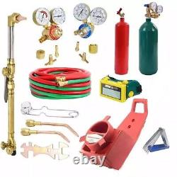 Portable Professional Oxygen Acetylene Oxy Welding Cutting Weld Torch Tank Kit