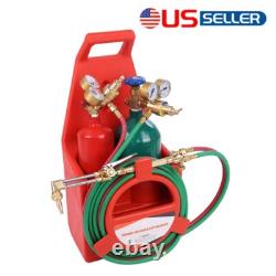 Portable Professional Oxygen Acetylene Oxy Welding Cutting Weld Torch Tank Kit