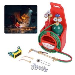 Portable Professional Oxygen Acetylene Oxy Welding Cutting Weld Torch Tank Kit