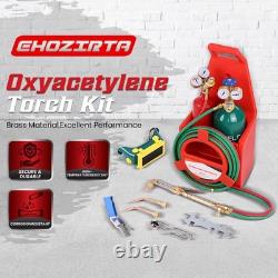 Portable Professional Oxygen Acetylene Oxy Welding Cutting Weld Torch Tank Kit