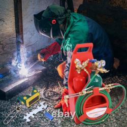 Portable Professional Oxygen Acetylene Oxy Welding Cutting Weld Torch Tank Kit