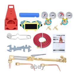 Portable Welding Oxygen Acetylene Torch Kit with Carrying Tote, No Tanks