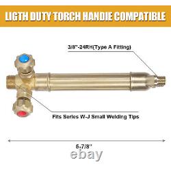 Portable brazing torch kit with Gauge Oxygen Acetylene Welding Cutting Torch Kit