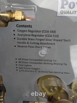 Powerweld Cutting/Welding Outfit Medium Duty Victor Style Oxy/Acetylene Torch
