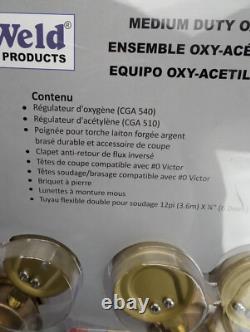 Powerweld Cutting/Welding Outfit Medium Duty Victor Style Oxy/Acetylene Torch