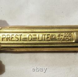 Prest-O-Lite W-200 Welding Cutting Torch Handle Brazing Linde Purox L-Tec