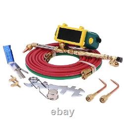 Pro Oxygen Acetylene Gas Cutting Torch Regulator Welding Kit WithCarrying Tote