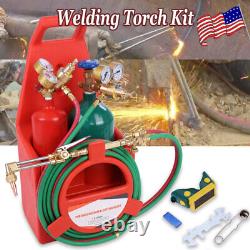 Profession Portable Oxygen Acetylene Oxy Welding Cutting Torch Kit with Gas Tank