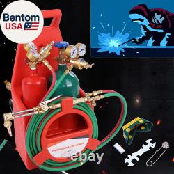 Professional Brazing Torch Kit, Portable Welding Cutting Torch Kit Oxygen Acetyl