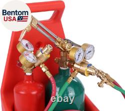 Professional Brazing Torch Kit, Portable Welding Cutting Torch Kit Oxygen Acetyl