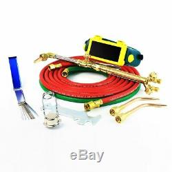 Professional Portable Oxygen Acetylene Oxy Welding Cutting Torch Kit With Gas Tank