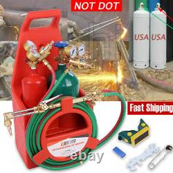 Professional Portable Oxygen Acetylene Oxy Welding Cutting Weld Torch Tank Kit