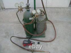 Professional Portable Oxygen Acetylene Oxy Welding Cutting Weld Torch Tank Kit