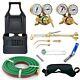 Professional Portable Tote Oxy Acetylene Welding Brazing Cutting Torch Kit, M