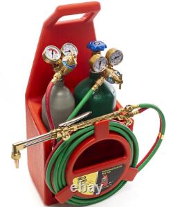 Professional Tote Oxygen Acetylene Oxy Welding Cutting Torch Kit with tank