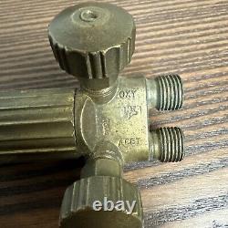 Purox Cutting Welding Torch Vintage Brass Great Condition Fast Shipping