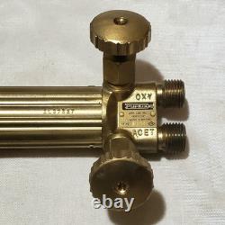 Purox Torch Set CW-202 Angle Head Cutting Attachment W-201 Handle Oxweld W-300