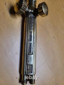 Purox W-200 Cutting Welding Torch Handle & #9 Tip Brazing Purox