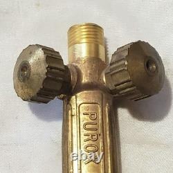 Purox W-200 Welding Cutting Torch Handle Brazing Linde Prest-O-Lite L-Tec