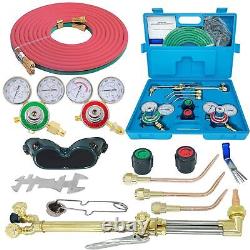 RX WELD Oxygen & Acetylene Gas Cutting Torch and Welding Kit Portable Oxy Bra