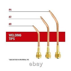 RX WELD Oxygen Acetylene Torch Kit, Gas Cutting Welding Kit Portable Oxy Braz