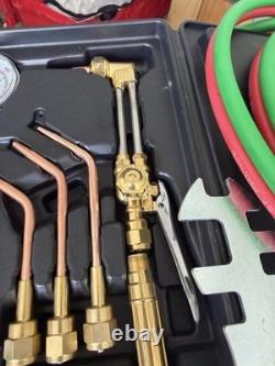 RX WELD RX250H-HCH Oxy Acetylene Torch Kit Cutting Welding Regulators Hose