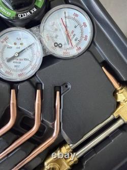 RX WELD RX250H-HCH Oxy Acetylene Torch Kit Cutting Welding Regulators Hose