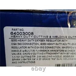 Radnor 64003008 Heavy Duty Gas Cutting and Welding Torch Outfit G350-510