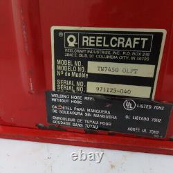 Reelcraft TW7450 OLPT Retractable Gas Welding Cutting Torch Hose Reel 1/4 x 50