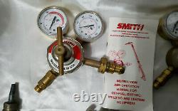 SMITH MILLER Cutting Welding Torch MC509, Tips, and Regultors Lot