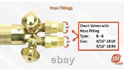 SÜA Heavy Duty Oxy-Fuel Torch compatible with Harris 73-3/43-2