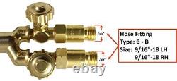 SÜA Medium Duty Oxy-Fuel Torch with Check Valves Cutting Heating and Weldin