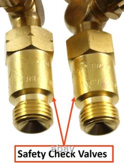 SÜA Medium Duty Oxy-Fuel Torch with Check Valves, Cutting, Heating and Welding