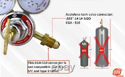 SÜA Oxy/Fuel Gas Cutting, Welding and Heating Set Heavy-Duty Torch, Wyvern-H