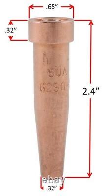 SÜA Oxy-Fuel Torch Compatible Harris Check Valves Cutting Welding Heating Tip