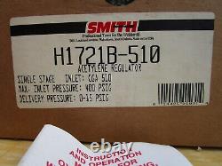 Smith Equipment HB1521B-510 Regulator for Acetylene Cutting Welding Torch