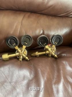 Smith Regulator Set 30-100-540 Oxygen 30-15-510 Acetylene Cutting Welding Torch