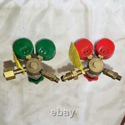 Smith Regulator Set H1910A-540 Oxygen H1921A-510 Acetylene Cutting Welding Torch