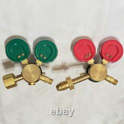 Smith Regulator Set H1910D-540 Oxygen H1945C-510 Acetylene Cutting Welding Torch