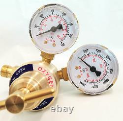 Solid Brass Welding Fit Victor Gas Torch Cutting Oxygen / Acetylene Regulators