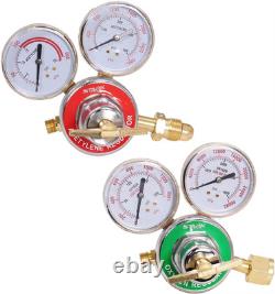 Stark USA Oxygen Acetylene Welder Tool Kit with (4) Nozzles Cutting Torch 15' ft