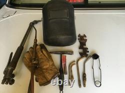 Steel Cutting Torch with full large tanks, gages, hoses and accessories