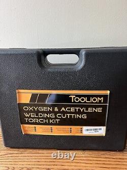 TOOLIOM Oxygen & Acetylene Torch Kit, Gas Cutting Welding Torch Set, New