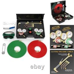 Tooliom Torch Kit Gas Cutting Welding Torch Set Welder Tools Regulator Gauges