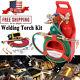Torch Cutting and Welding Portable Kit Oxygen Acetylene Tank Torch kit with Gauges