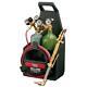 Torch Kit with Hose Oxygen and Acetylene Tanks for Cutting Welding and Brazing